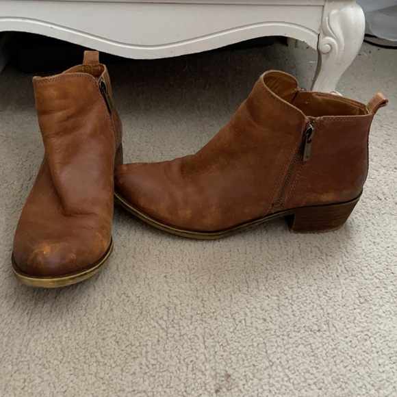 Lucky Brand Tan Ankle Boots - Picture 4 of 9